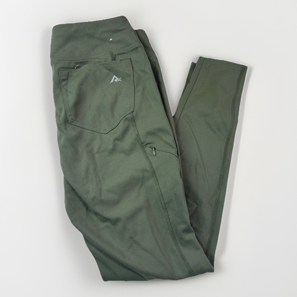 ridgecut toughwear womens Leggings Small Army Green Pockets Utility